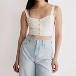 Madewell Modular Sleeveless Romper in Lighthouse NL093 Photo 3