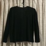 Gimmicks by BKE Gimmicks Black Mesh Lace V-Neck Top Photo 5