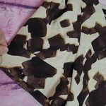 Talbots  PETITES LINEN BLEND BURLAP PUFF SLEEVE SQUARE NECK ABSTRACT DRESS 16P Photo 3