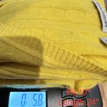 autumn cashmere  yellow sweater cardigan v nec size S Small :001: Photo 9