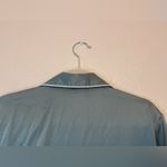 Delicacy Serenedelicacy‎ Women's Satin Button Down Short Sleeve Pajamas Top Size L Photo 6