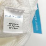 Draper James NWT White Cream  Short Sleeve Popcorn Sweater XXL Photo 5