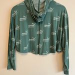 Puma Women's Amplified Light Weight Hoodie in Blue Spruce Size: Medium Photo 3