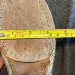 Chloé Chloe Suede Whipstitch Scalloped Trim Flat Espadrilles Photo 8