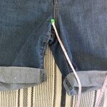 Faded Glory  Blue Jean Shorts 8 Mid Rise Dark Wash Classic Denim Mom Short Medium Photo 4