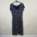 Boden Alda jersey midi dress in Navy Blossom Vine size 10 Regular multicolored Photo 5