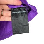 Alexander Wang ALEXANDER‎ WANG Sleeveless Mesh Cutout See Through Collared Top Purple Medium Photo 4