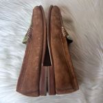 G.H. Bass & Co. Weejuns Tropic Floral Suede Leather Loafers Size 11 Brown Photo 12