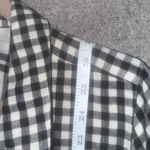 J. Jill Button Shirt and Oversized Dress Shirt Gingham Bundle Black Size M Photo 5