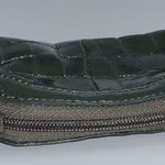 Brighton Green patent croc pouch coin pirse coinpurse w/ heart & zipper Photo 4