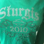 Harley Davidson gemstone Sturgis long sleeve tee Green Size M Photo 1