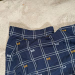 Caslon Plaid Short Sleeve Button Front Top Blue Cotton Size XXL Summer Beach Photo 5