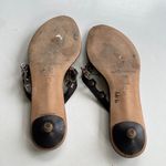 Sigerson Morrison Made in Italy WOMENS‎ BROWN KITTEN HEEL LEATHER SANDALS Sz 7.5 Black Photo 4