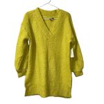 Anthropologie Pilcro  Yellow Fuzzy V-neck Oversized Sweater(Size XS) Photo 1