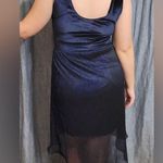 Navy High Low Dress Blue Size M Photo 1
