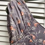 MATA TRADERS Size XS Gray and Orange Dress with Giraffes Photo 3