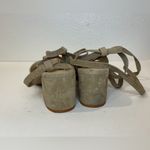 Schutz  Sandals Tan Lace Up Block Heel Melancy Strappy Size 7.5‎ Photo 8