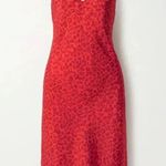 Love Stories Free People Luna Red Leopard Print Slip Size XS Intimates Lingerie Black Photo 6