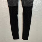 Alo Yoga Women M Black Gray Motion Arches Goddess Legging Mesh Panel Athletic Photo 5