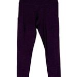 Aerie  Leggings Womens M Purple High Waisted Pockets Athleisure Yoga Clean Girl Photo 0