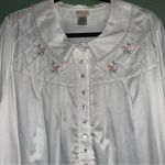 NEW Vintage Barbizon nursing gown • maternity • embroidered flowers • deadstock Size XL Photo 2