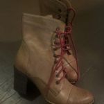 Vince Camuto Women's Lace-Up Ankle Boots - Brown and Red Photo 2