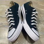 Converse  All Star Low Tops Lace Black Sneakers Shoes Women’s 10 Photo 1