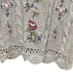 Bobbie & Brooks Vintage Bobbie Brooks Hand Knit Embroidered Pearl Sweater See measurements Photo 6