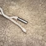 Ba&sh Eva Bomber Jacket Women's Size 1 (Small) Beige Faux Shearling Pockets Photo 8