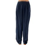 ZARA  Women's Navy Blue Pleated High Waisted Straight Wide Leg Trousers Pants S Photo 1