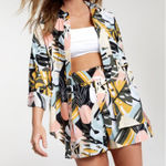 Calia Women's Oversized Long Sleeve Cover Up Size Large NWT Photo 0