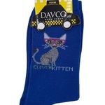 NEW Davco New York Clever Kitten Novelty Crew Socks Women's Size 9 Photo 0