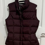 Eddie Bauer  Dark Red Puffer Vest Photo 0