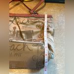 Coach Horse Carriage Pleated Tote Shoulder Bag with Hangtag. Photo 15