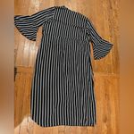 Caren Sport Black and White Striped Dress Size 3X Photo 9