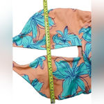 Cupshe Blooming Flowers Wrap Neck One Piece Swimsuit LARGE Hawaiian Beach NWT Photo 5