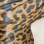 Animal, Cheetah Print, Silk, Oversized Scarf Black Photo 11