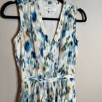 Reiss  Frida Blue abstract patterned dress Photo 2
