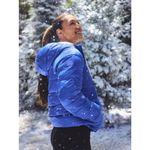 Athleta New  S Aire Puffer Jacket Borealis Purple Small Regular Photo 1