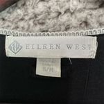 Eileen West Women's Short Sleeve Zipper Front Chemise Night Gown Black Size S Photo 2