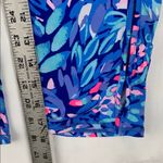 Lilly Pulitzer women's size small Luxletic Multicolor Leggings stop blue floral Photo 4