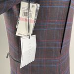 1. State State Glen Plaid One Button Blazer Jacket Mahogany Notch Lapel Women Size 10 Photo 3