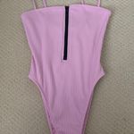 Pink One Piece Full Swim Suit Photo 0