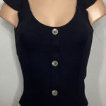 New. One Grey Day black sweater tank. Small. Retails $148 Photo 0