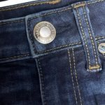 American Eagle Women's 00 Hi-Rise Shortie Jean Shorts Denim Rolled Super Stretch Photo 1