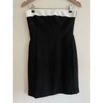 Amanda Uprichard  Kerri Black White Mini Dress Size Small Photo 7