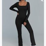One piece stretchy like yoga pants Bodycon jumpsuit size XL new never wo… Black Photo 4