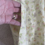 Kiko Comfortable Clothing Linen Vest Women’s Medium Hood Buttons Yellow Photo 8