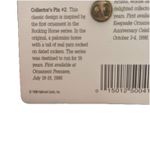 Hallmark  Keepsake Ornaments 25th Anniversary Rocking Horse Lapel Pin 1998 Photo 2