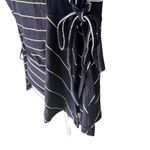 Lulus - Found My Mate Navy Blue Striped Lace-Up Top Photo 8